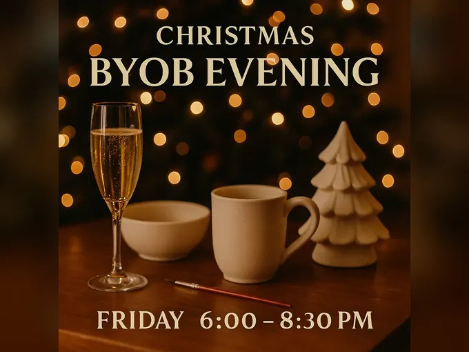 Christmas BYOB Pottery Evening