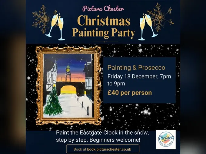 Christmas Painting & Prosecco Party 🎨