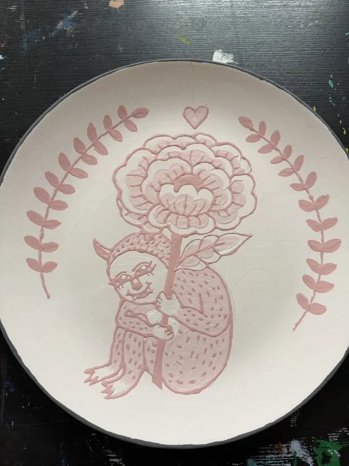 Glazed pottery made at Pictura