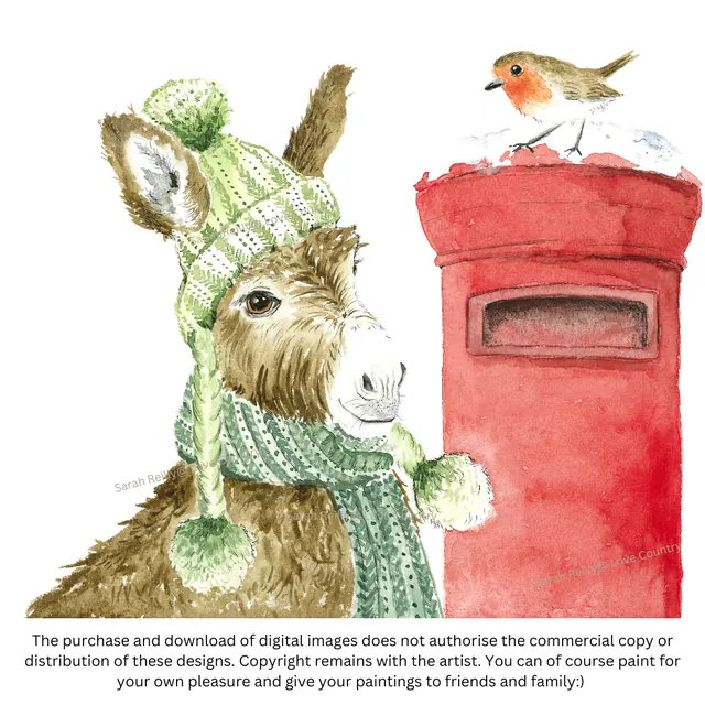 Love Country - DIY "Paint Your Own" Christmas Card Kit (Christmas Wishes) – creative gift set