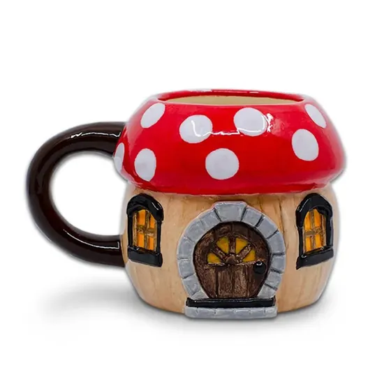 Mushroom house mug 20oz