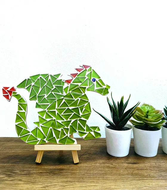 Green Dragon DIY Mosaic Kit, Craft Box