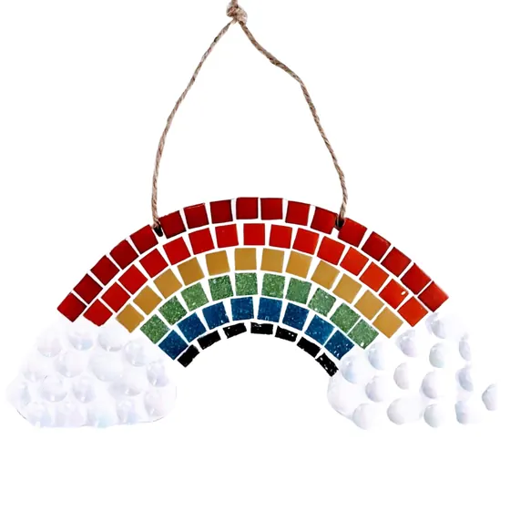 Rainbow DIY Mosaic Kit, Craft Box