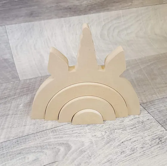 Rainbow unicorn 4 piece