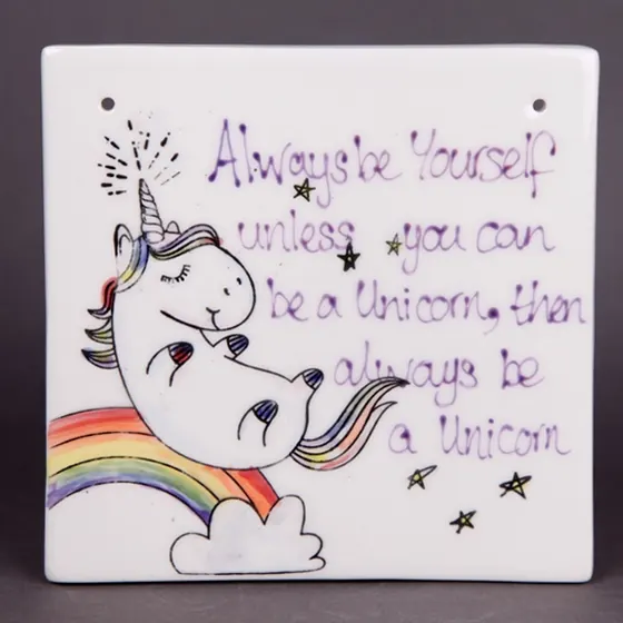 Square Tile Plaque 6”