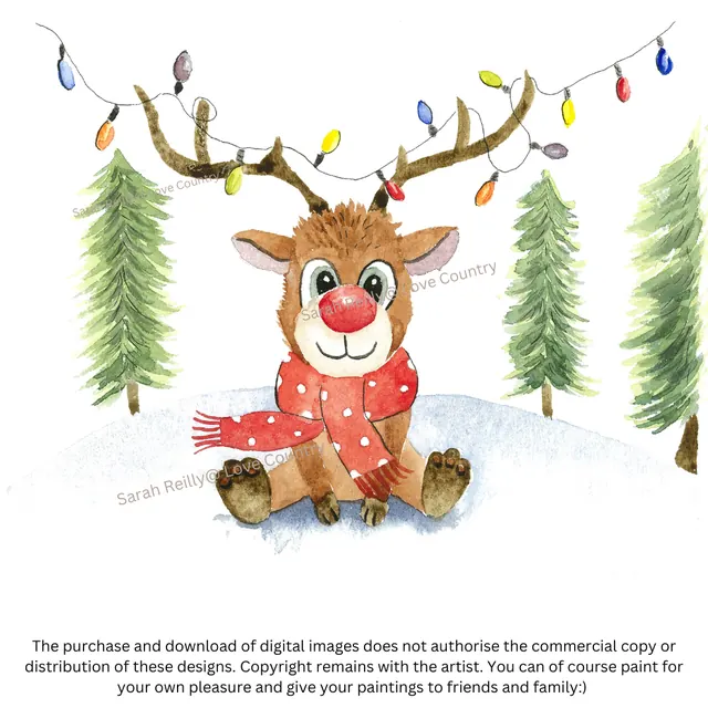 DIY "Paint Your Own" Christmas Card Kit (Christmas Wishes)