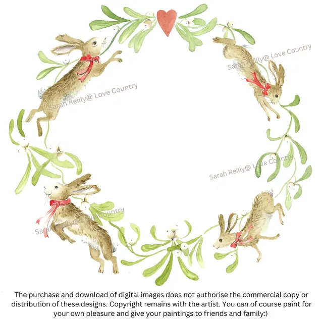 DIY "Paint Your Own" Christmas Card Kit (Christmas Wishes)