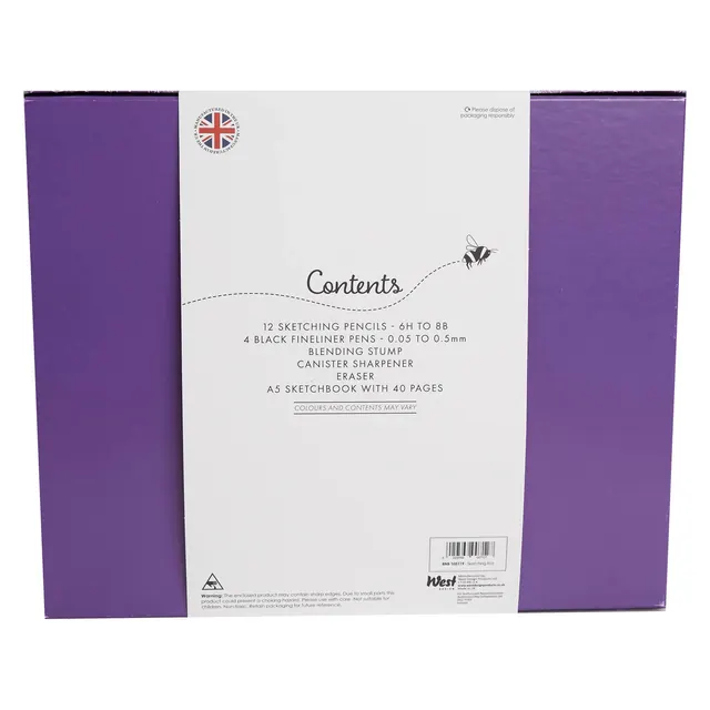 Bee & Bumble Sketching Box Craft Kit