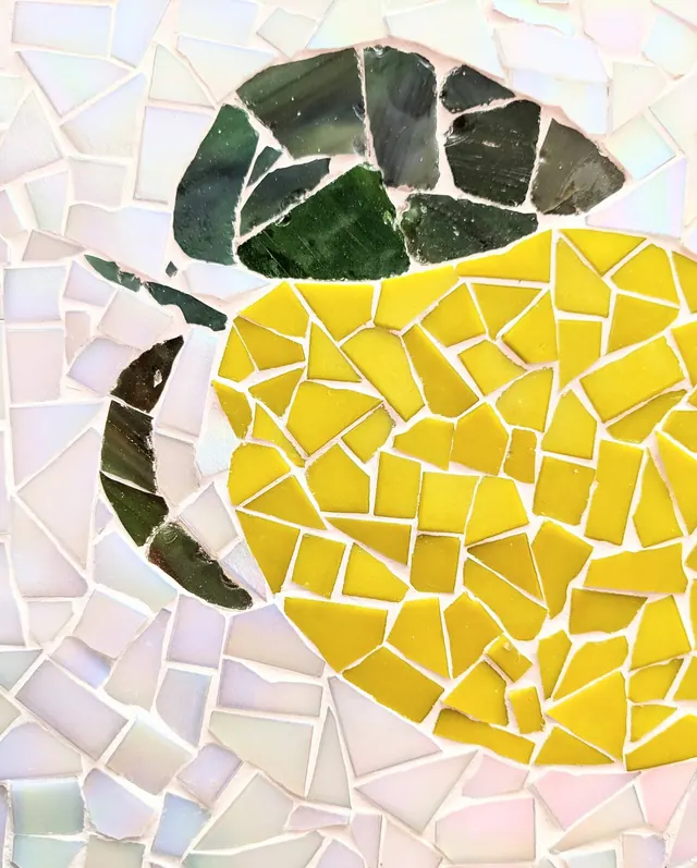 Lemon Kitchen Trivet DIY Mosaic Kit, Craft Box