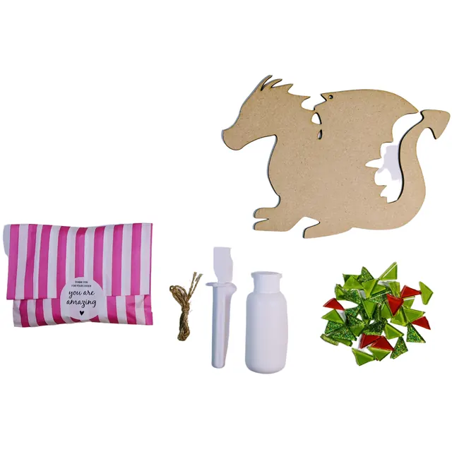 Green Dragon DIY Mosaic Kit, Craft Box