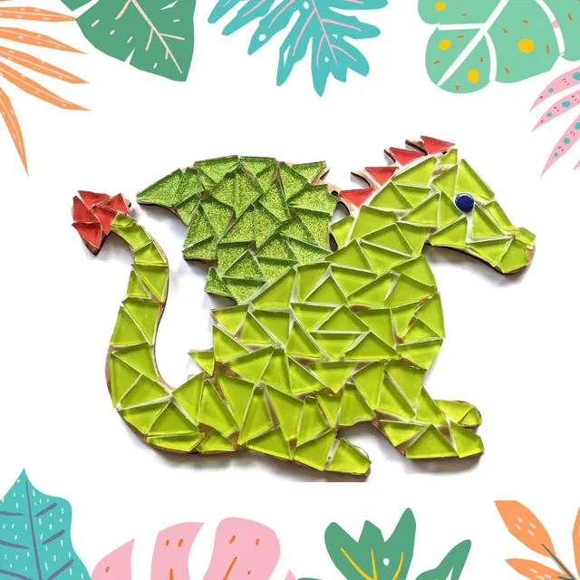 Green Dragon DIY Mosaic Kit, Craft Box