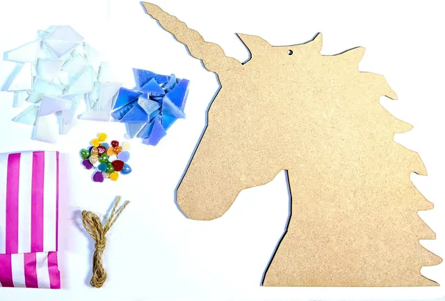 Unicorn DIY Mosaic Kit, Craft Box