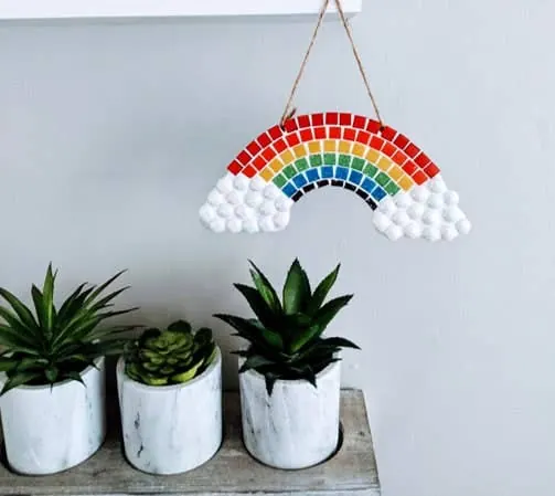 Rainbow DIY Mosaic Kit, Craft Box