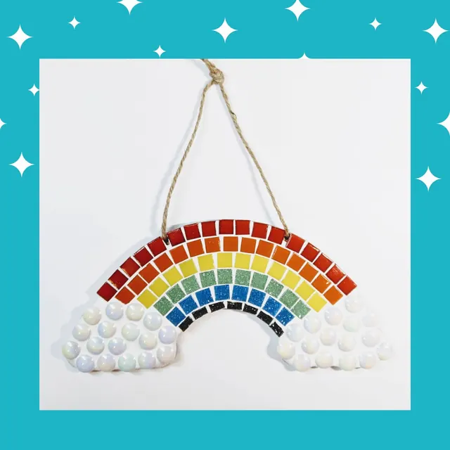 Rainbow DIY Mosaic Kit, Craft Box